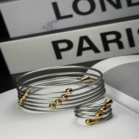 Belle gold & Silver Set